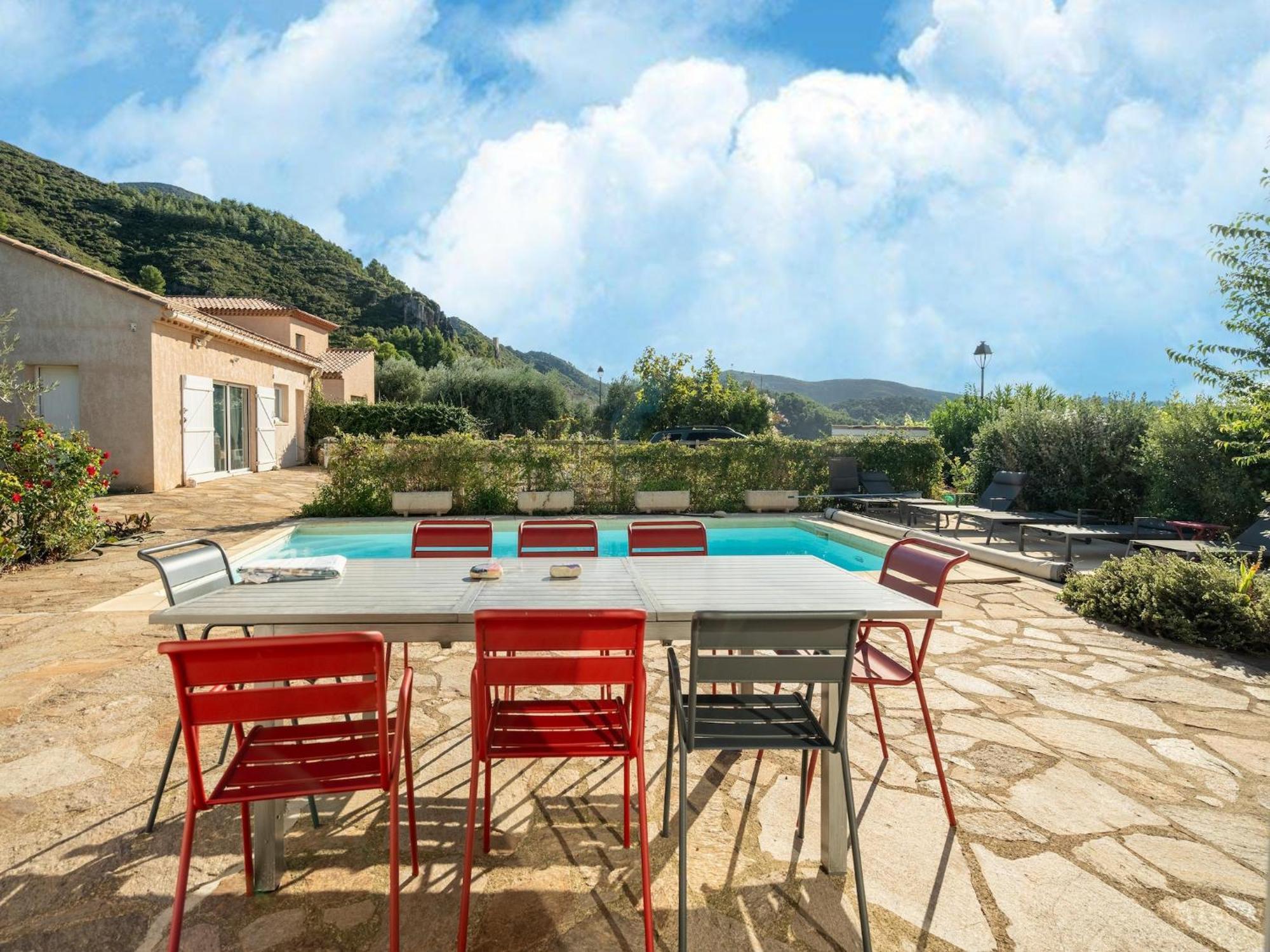 House In The South Of France With Private Pool Villa Roquebrun Eksteriør bilde